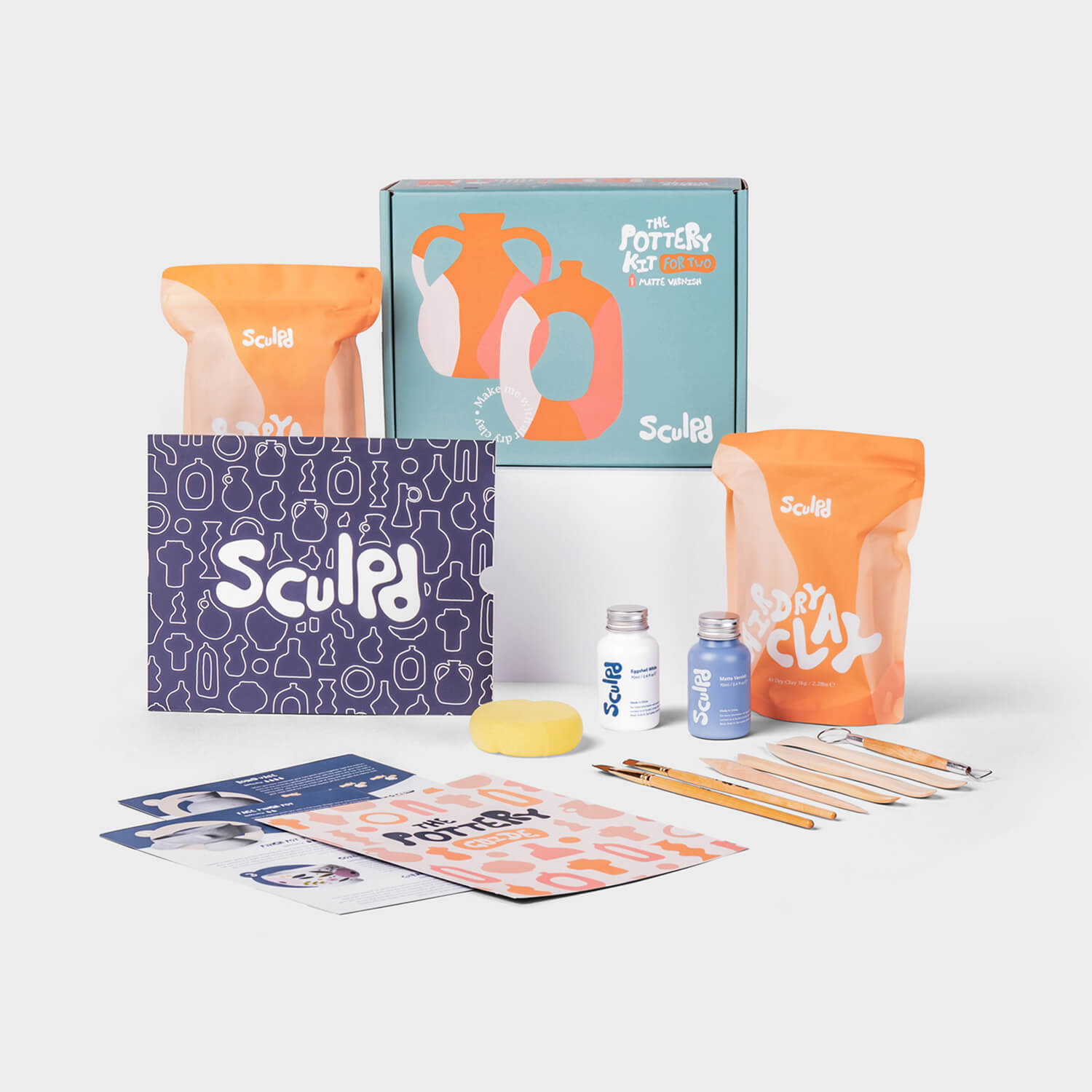 Sculpd Pottery Kit Pottery Kit Sculpd No Paints Matte