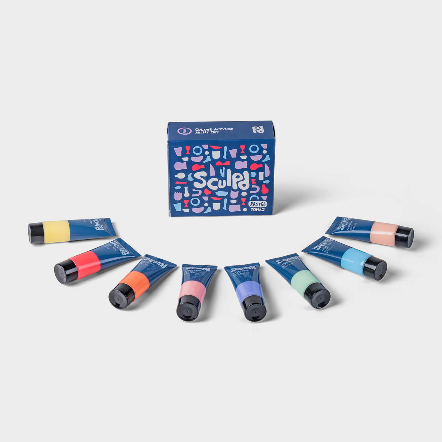 Sculpd Acrylic Paint Sets Paint Set Sculpd Pastel Tones