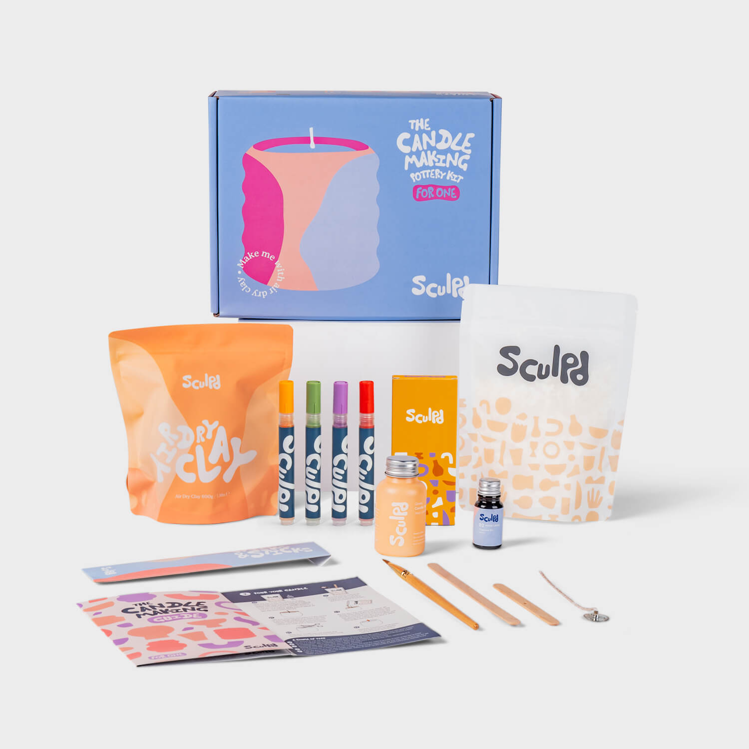 Sculpd Candle Making Kit Candle Making Kit Sculpd Bloomsbury Pens One Candle Ginger & Orange