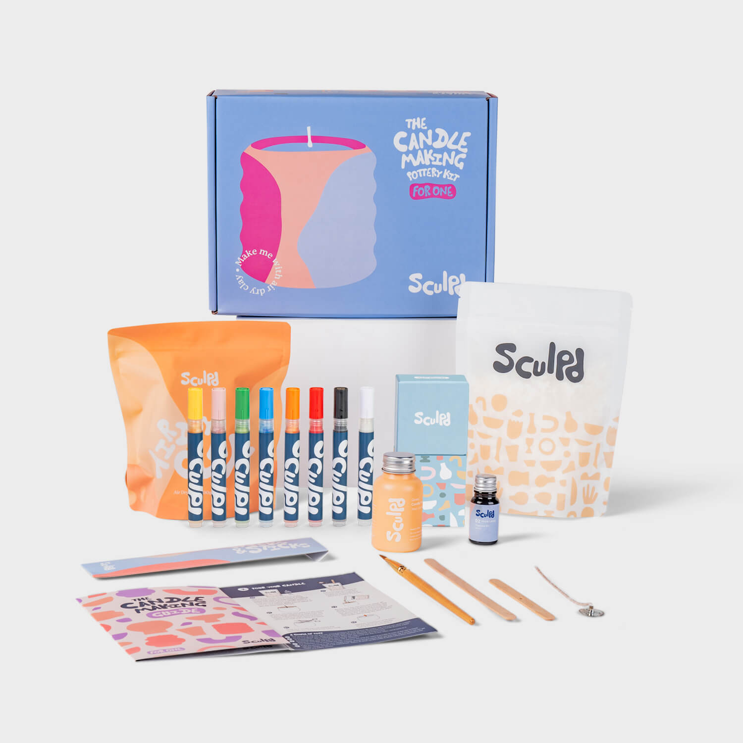 Sculpd Candle Making Kit Candle Making Kit Sculpd Favorites Pens One Candle Ginger & Orange