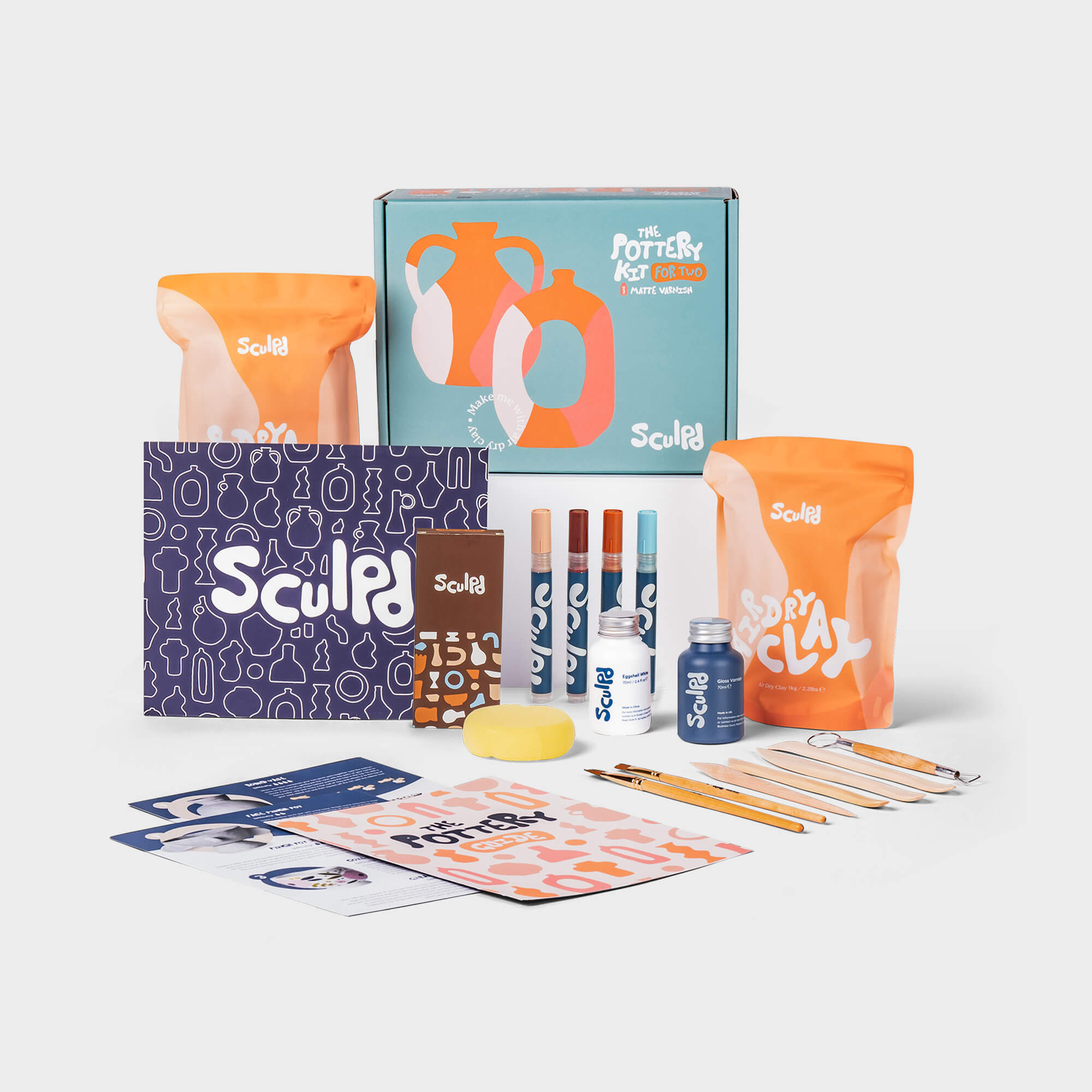 Sculpd Pottery Kit Pottery Kit Sculpd Terracotta Pens Gloss