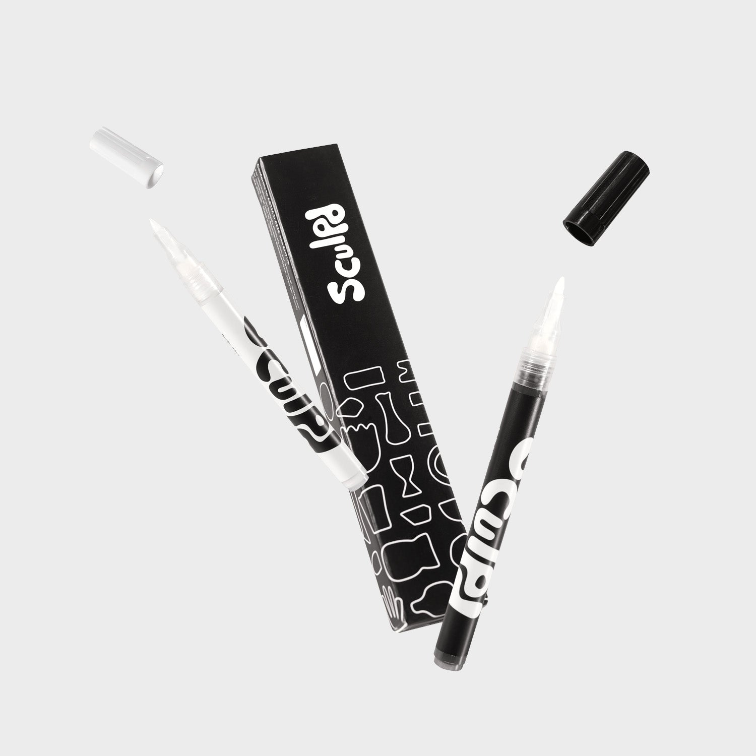 Acrylic Paint Pens - Fine Tip Paint Set Sculpd
