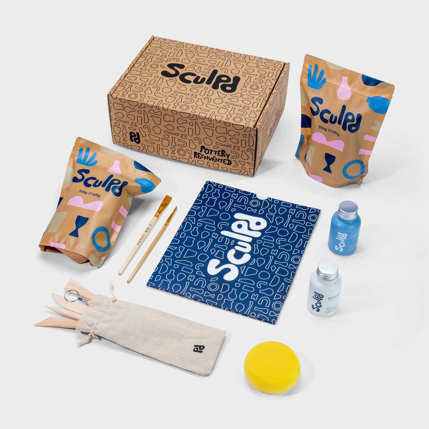 Pottery & Canvas Painting Bundle Custom Bundle Sculpd