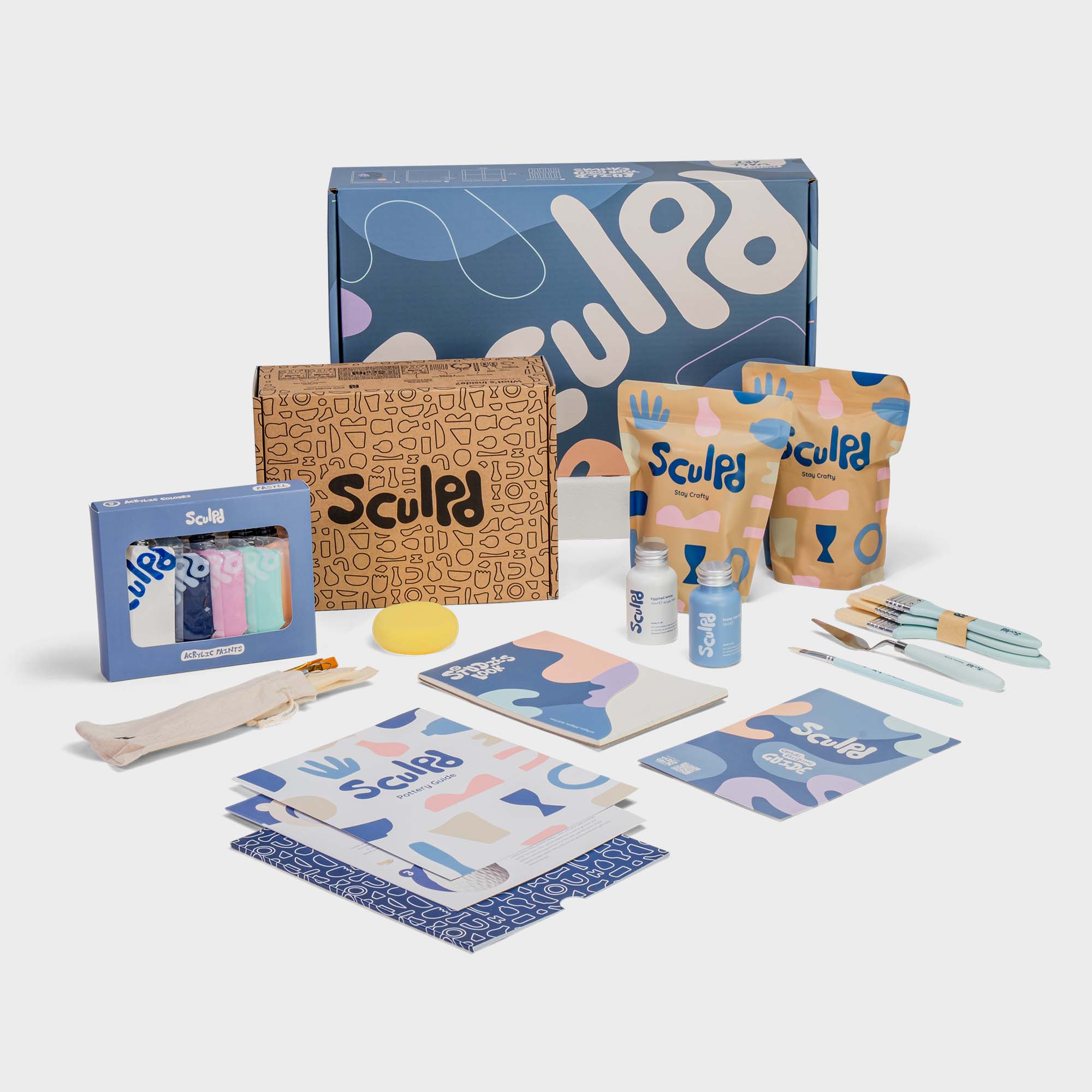 Pottery & Canvas Painting Bundle Custom Bundle Sculpd