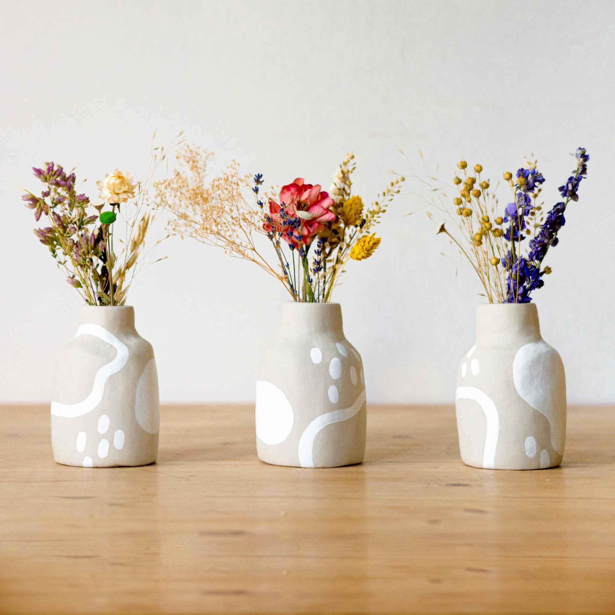 Dried Flower Vase Pottery Kit Pottery Kit Sculpd
